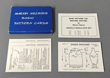 Marion Nelson's SADDLE SHOULDER SET (basic machine knitting patterns)