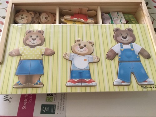 Melissa doug wooden bear - melissa,