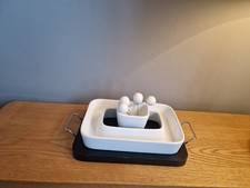 Olives Dish and Sticks. Set of 4