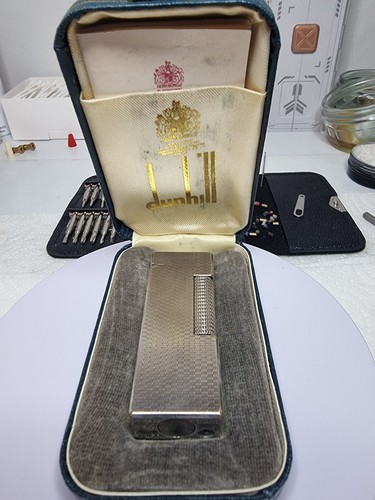 Dunhill rollagas silver plated - dunhill,