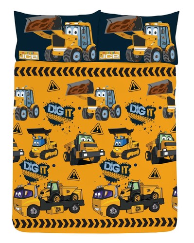 Jcb double duvet cover 1st - jcb,