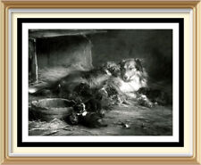 7x5 Wall Art Robert Alexander Print Collie Dog HAPPY MOTHER Puppy FREE POST