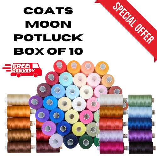 Coats moon thread potluck box - moon,