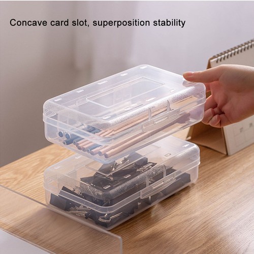 Cute transparent pencil case - transparent,