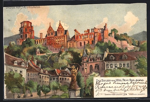Artist postcard pfaff - c.,