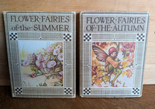 2 Vintage Flower Fairies of the Summer & Autumn Books by Cicely Mary Barker HB