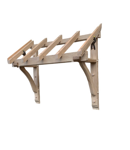 Green oak flat - , roof