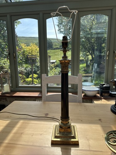 Black brass column - , 21’