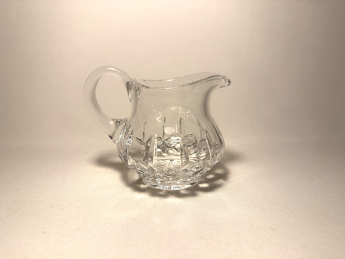 Vintage crystal glass jug milk - vintage,