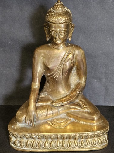 Vintage brass thai - vintage, buddha