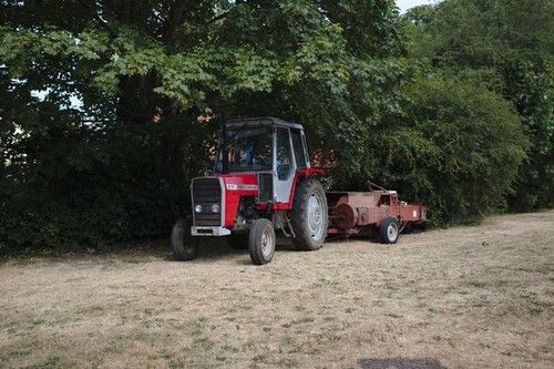 Photo 6x4 old tractor - old,
