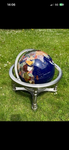 Gemstone mineral globe earth - gemstone,