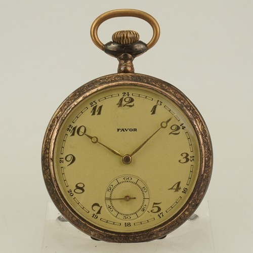 Favor silver pocket watch - favor,