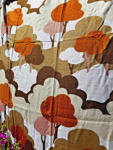 Vintage circa 1970s curtain - vintage,