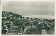 Minehead Residential Areas Real Photo Nelson Horton Local Publisher