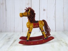 Vintage Wooden Rocking Horse