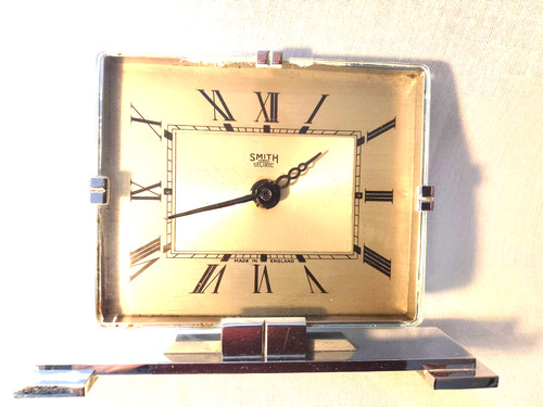 Smiths art deco chrome - art, clock