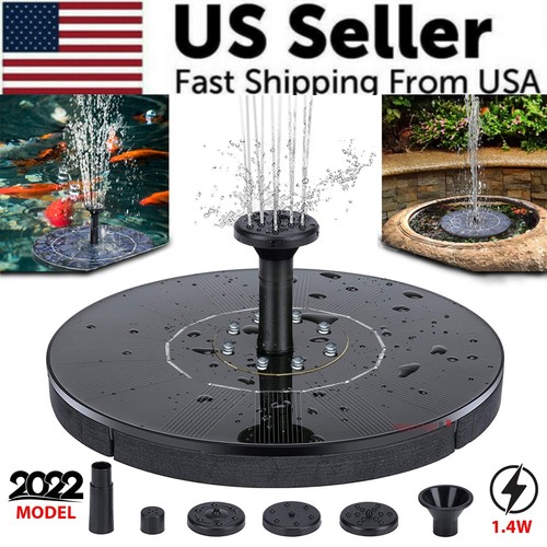Solar power bird bath fountain - bird,