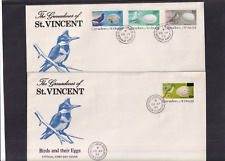 St Vincent Grenadines Birds choice FDC Grackle Booby Dove Flycatcher