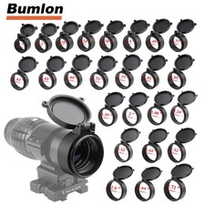 Flip Up Scope Covers Rifle