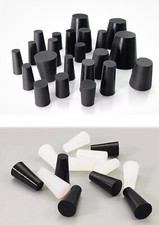 Tapered Plugs Stopper Rubber Bung Sealing End Caps Seal Hole Plug Bottle Inserts