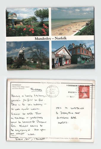 Postcard mundesley norfolk - postcard,