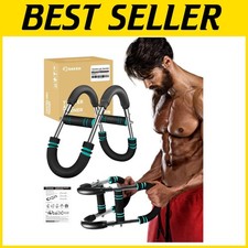 Stainless Steel Twister Arm Trainer - Multi-Muscle Strongman Workout Equipment