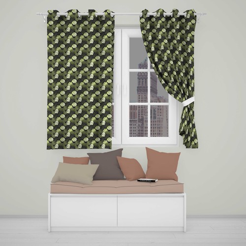 Blackout eyelet curtains - blackout,