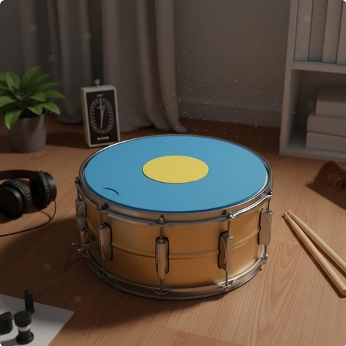Drum and cymbal - drum, shock