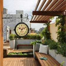 Garden Wall Station Clock