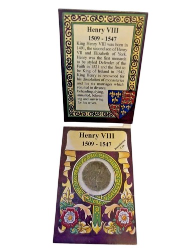 Silver tudor coin - coin, henry