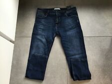 ZARA men denim blue jeans EUR size 46 waist 38"