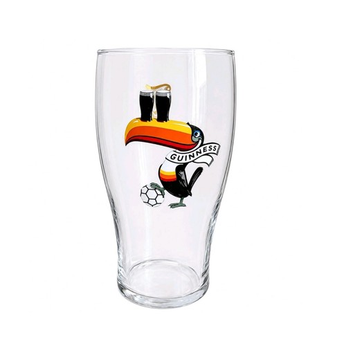 Guinness pint football glass - guinness,