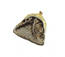 Vintage 1950s Gold Tone Mesh