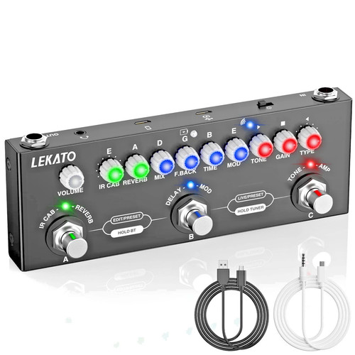Lekato multi effects guitar - lekato,