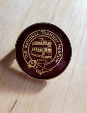 Vintage Metal Lapel Badge From The National Tramway Museum Crich