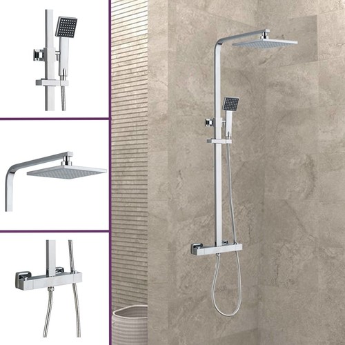 Thermostatic shower square - thermostatic,