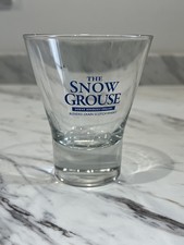The Snow Grouse Whiskey Glass With Etched Grouse - Man Cave Pub Advertising