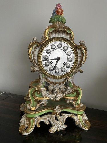 19th porcelain clock - 19th, by