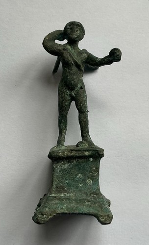 Ancient roman bronze statue - ancient,