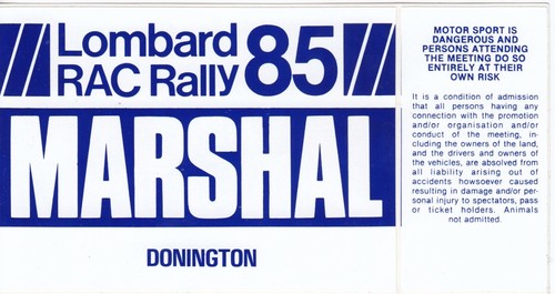 1985 lombard rac - 1985, rally