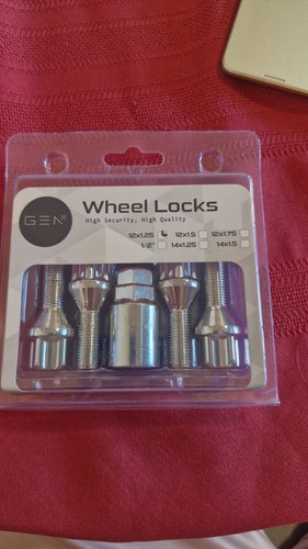 Locking wheel bolts 12x1 - bolts, 12x1.25