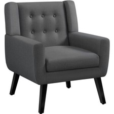 Button Tufted Armchair with