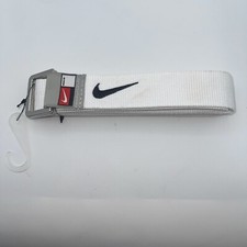 Nike Webbed Canvas Belt White