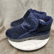 Skechers Shoes Womens Size 10 Blue Suede Chugga Boots *GUC*