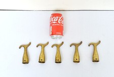 5x brass window opener, loft ladder hook, boat hook ends etc  - FREE POSTAGE