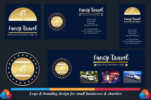 Logo design service media set - logo,