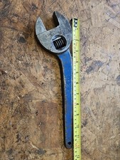 vintage adjustable spanner wrench  no 5 buck & hickman London 12 Inches british