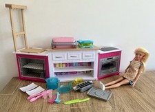 Barbie Play Kitchen Play Doh Set Bundle