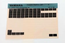 Yamaha off road 250 parts - h,